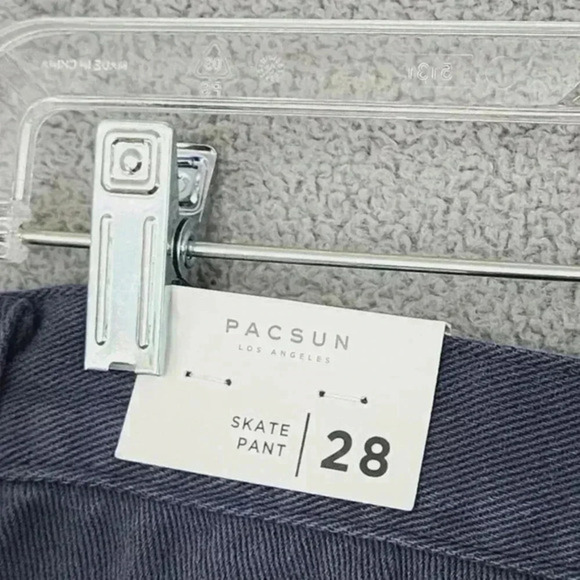 NWT‎ Pacsun Skate Pant Cargo  Women's Size 28 Cotton Blue - Picture 8 of 9